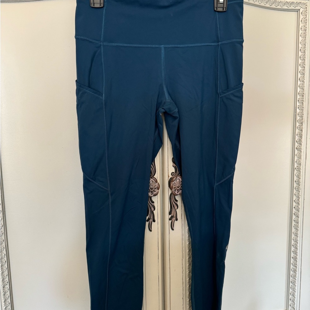 Teal High-Waisted Leggings